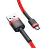 Baseus Cafule 1,5A 2m USB-Micro USB-kábel (piros)