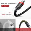Baseus Cafule 1,5A 2m USB-Micro USB-kábel (piros-Fekete)