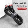 Baseus Cafule 1,5A 2m USB-Micro USB-kábel (piros-Fekete)