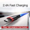 Baseus Cafule 1,5A 2m USB-Micro USB-kábel (piros-Fekete)