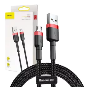  Baseus Cafule USB-Micro-USB Kábel, 2A, 3m (Fekete és piros)
