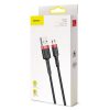 Baseus Cafule USB-Micro-USB Kábel, 2A, 3m (Fekete és piros)