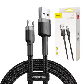   Baseus Cafule USB-Micro-USB Kábel, 2A, 3m (Fekete és szürke)