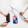 Baseus 3 az 1-ben USB-C / Lightning / Micro 3A 1,2m-es USB-kábel, (fekete)