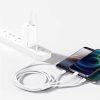 Baseus Superior 3-in-1 Györstöltő Kábel - USB - M+L+C 3.5A 1.5m  (Fehér) 