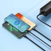 Baseus Flash series 3in1 USB kábel, USB-C / micro USB / Lightning, 100W, 1.2m (Fekete)