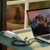 Baseus Flash Series 3in1 USB-kábel, USB-C + micro USB + Lightning, 100W, 1.2m (kék)