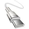 Baseus Cafule USB-C-USB-C kábel, 100 W, 1m (fehér)