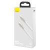 Baseus Cafule USB-C-USB-C kábel, 100 W, 1m (fehér)