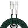 Baseus Cafule USB-C-USB-C kábel, 100 W, 2m (zöld)