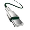 Baseus Cafule USB-C-USB-C kábel, 100 W, 2m (zöld)