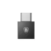 Baseus USB-USB-C 2.4A Gyors Töltő Adapter (Fekete) (CATJQ-B01)