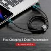 Baseus Cafule 3A USB-USB-C kábel 0,5 m (CATKLF-A91)