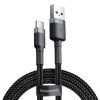 Baseus Cafule USB - USB-C Kábel - 1m - 3A (CATKLF-BG1)