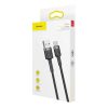 Baseus Cafule USB-USB-C töltőkábel 2m szürke-fekete (CATKLF-CG1)