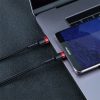 Baseus Cafule USB-C - USB-C PD 2.0 QC 3.0 kábel 60 W 1m (fekete-piros)