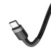 Baseus Cafule USB-C-USB-C kábel - 1m (fekete-szürke)
