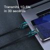 Baseus Cafule USB-C-USB-C kábel - 1m (fekete-szürke)