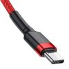 Baseus Cafule USB-C-USB-C PD 2.0 QC 3.0 kábel 60 W, 2m (piros)