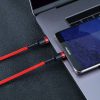 Baseus Cafule USB-C-USB-C PD 2.0 QC 3.0 kábel 60 W, 2m (piros)
