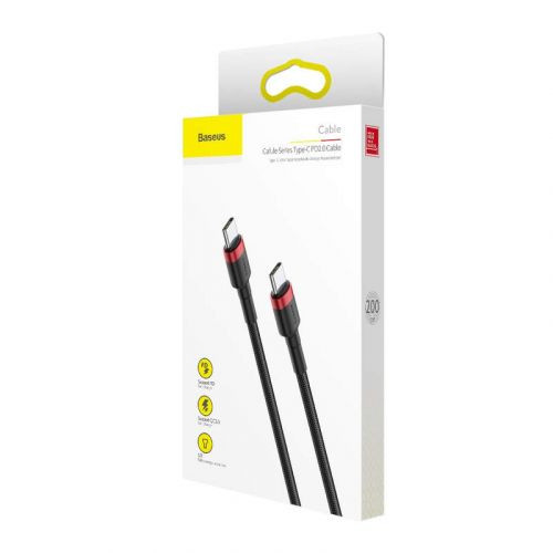 Baseus Cafule USB-C - USB-C Kábel - 2m 3A 60W