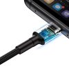 Baseus Cafule USB-USB-C Kábel Huawei SuperCharge, QC3.0, 5A 1m (Fekete-szürke)