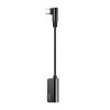 Baseus L45 USB-C – Mini Jack 3,5mm-es csatlakozó és USB-C audioadapter (fekete)