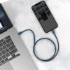 Baseus USB-C - Lightning kábel, nagy sűrűségű fonott, 20 W, 5 A, PD, 1m (kék)