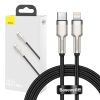 Baseus Cafule USB-C-Lightning kábel, PD, 20 W, 1m (fekete)