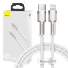 Baseus Cafule USB-C-Lightning kábel, PD, 20 W, 1m (fehér)