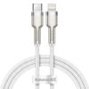 Baseus Cafule USB-C-Lightning kábel, PD, 20 W, 1m (fehér)