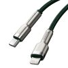 Baseus Cafule USB-C-Lightning kábel, PD, 20 W, 1m (zöld)