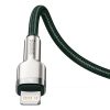 Baseus Cafule USB-C-Lightning kábel, PD, 20 W, 1m (zöld)