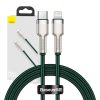 Baseus Cafule USB-C-Lightning kábel, PD, 20 W, 1m (zöld)