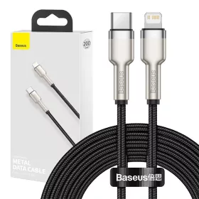 Baseus Cafule USB-C-Lightning kábel, PD, 20 W, 2m (fekete)