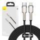 Baseus Cafule USB-C-Lightning kábel, PD, 20 W, 2m (fekete)