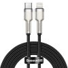 Baseus Cafule USB-C-Lightning kábel, PD, 20 W, 2m (fekete)