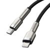 Baseus Cafule USB-C-Lightning kábel, PD, 20 W, 2m (fekete)
