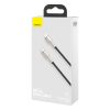 Baseus Cafule USB-C-Lightning kábel, PD, 20 W, 2m (fekete)