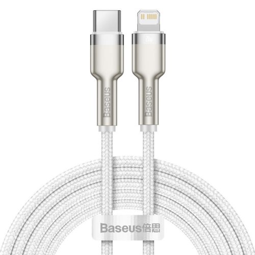 Baseus Cafule USB-C-Lightning kábel, PD, 20 W, 2m (fehér)