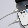 Baseus Cafule USB-C-Lightning kábel, PD, 20 W, 2m (fehér)