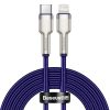 Baseus Cafule USB-C-Lightning Kábel, 20W, 2m (Lila)