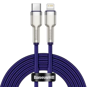 Baseus Cafule USB-C-Lightning Kábel, 20W, 2m (Lila)