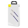 Baseus Cafule USB-C-Lightning Kábel, 20W, 2m (Lila)