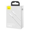 Baseus Superior Series USB-C-Lightning kábel, 20 W, PD, 0,25 m (fehér)
