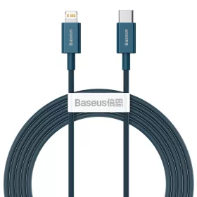   Baseus Superior Series USB-C-Lightning kábel, 20 W, PD, 2 m (kék)