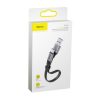 Baseus Type-C Simple HW Quick Charge töltő adat kábel 40W 5A 23cm (Szürke)