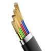 Baseus Type-C Simple HW Quick Charge töltő adat kábel 40W 5A 23cm (Szürke)