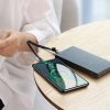 Baseus Type-C Simple HW Quick Charge töltő adat kábel 40W 5A 23cm (Szürke)