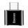Baseus USB/Type-C átalakító Adapter (Fekete)
